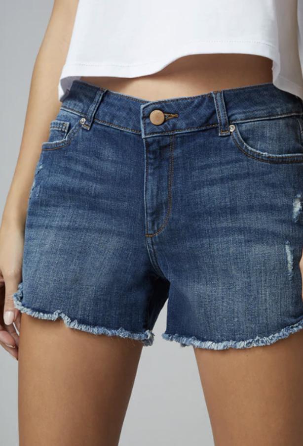 The Chrissy Black Fleece Shorts main image 1