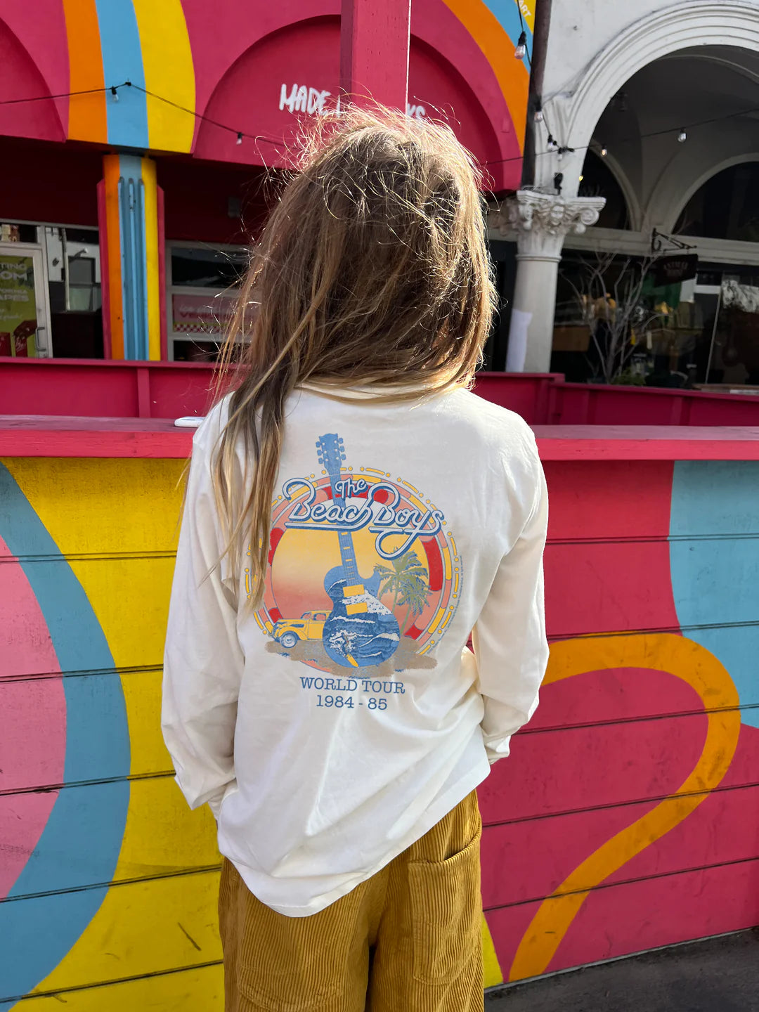 Beach Boys Organic Long Sleeve Tee