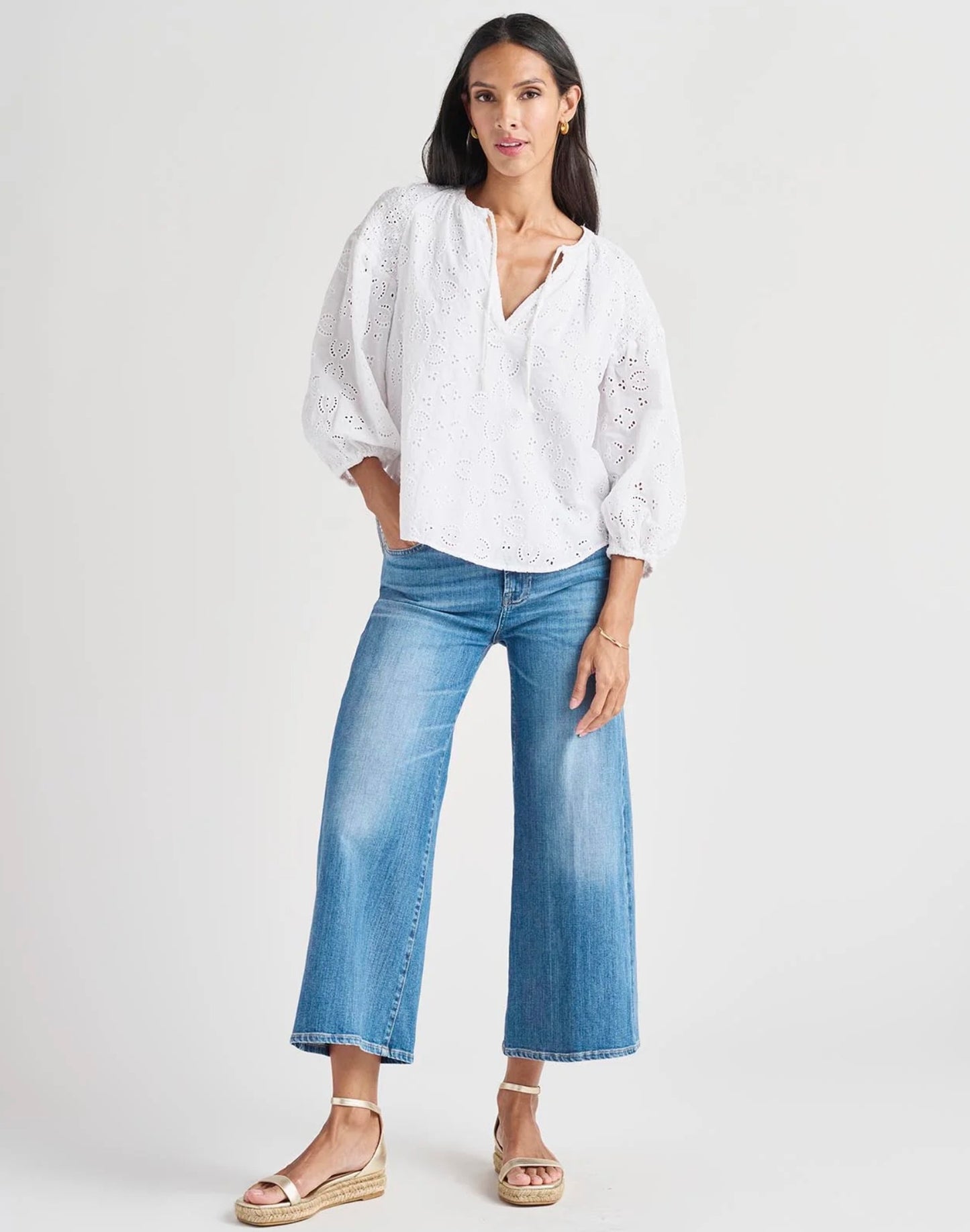 Taylor Eyelet Top