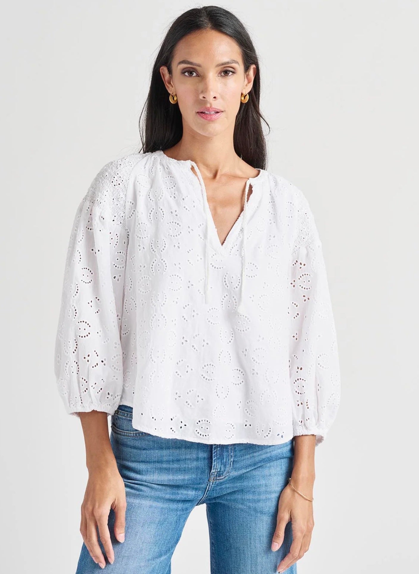 Taylor Eyelet Top
