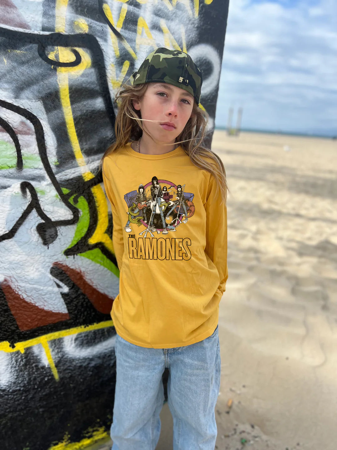 Ramones Organic Long Sleeve Tee