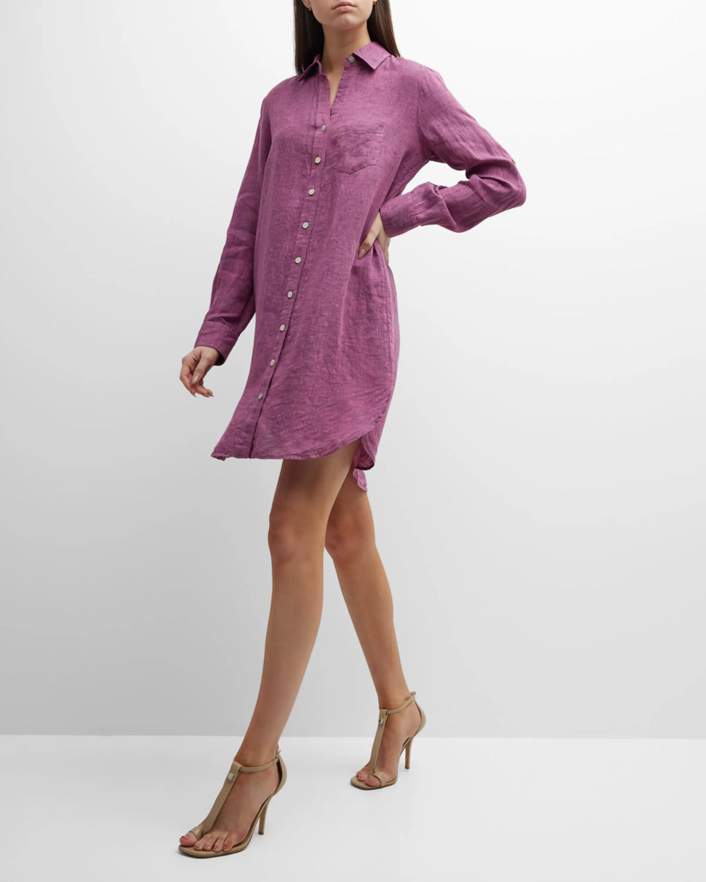 Alex Linen Shirtdress