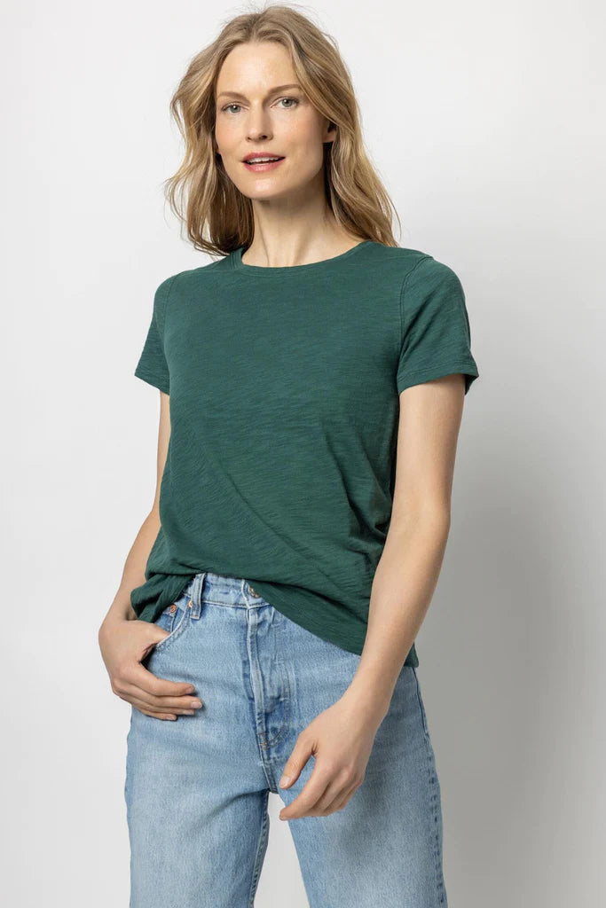 Short Sleeve Back Seam Tee