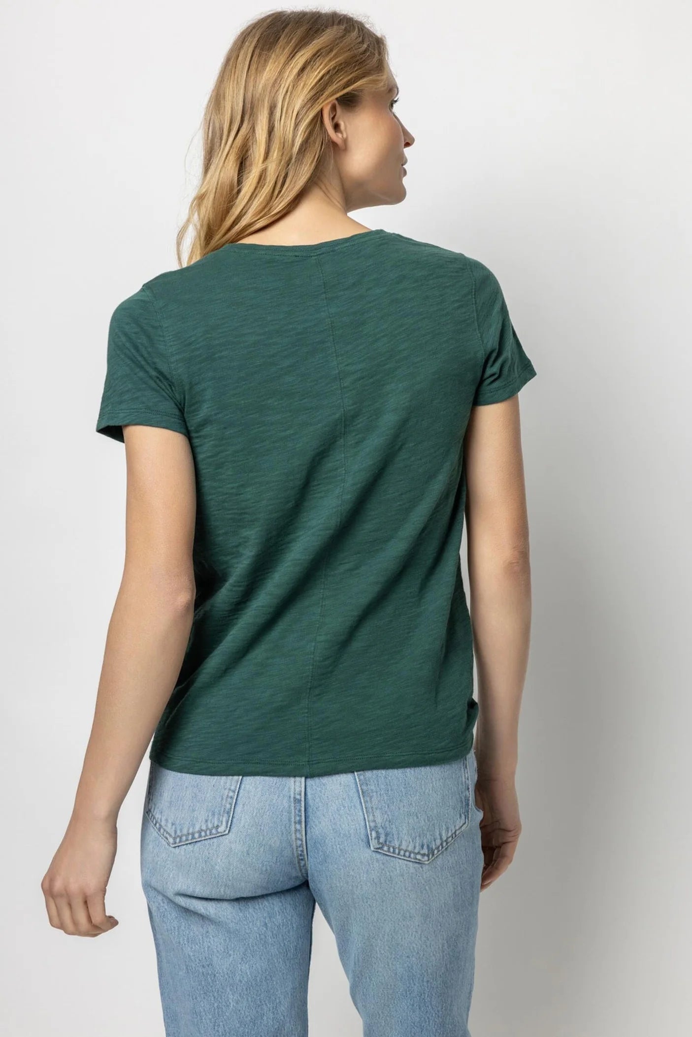 Short Sleeve Back Seam Tee