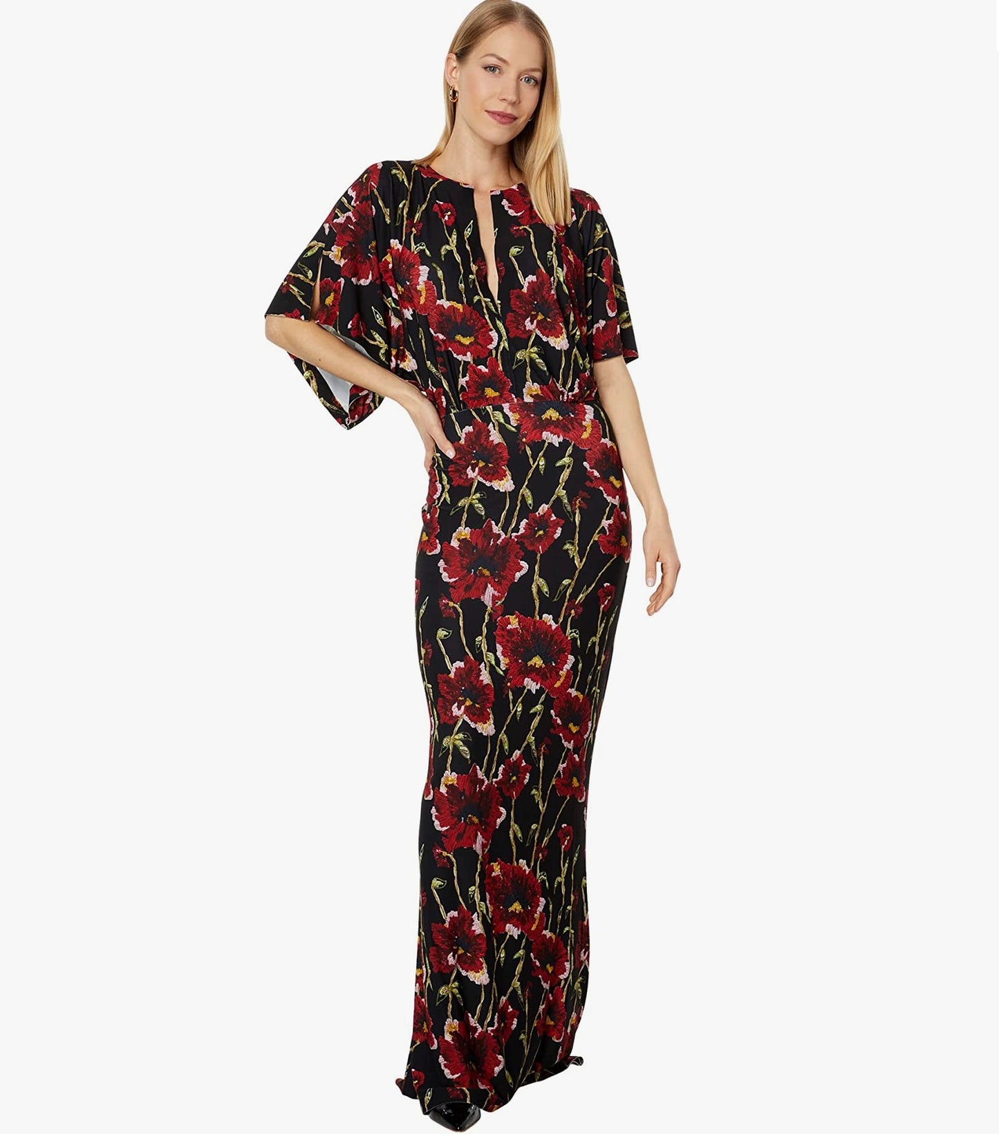 NK Obie Gown Black Poppy