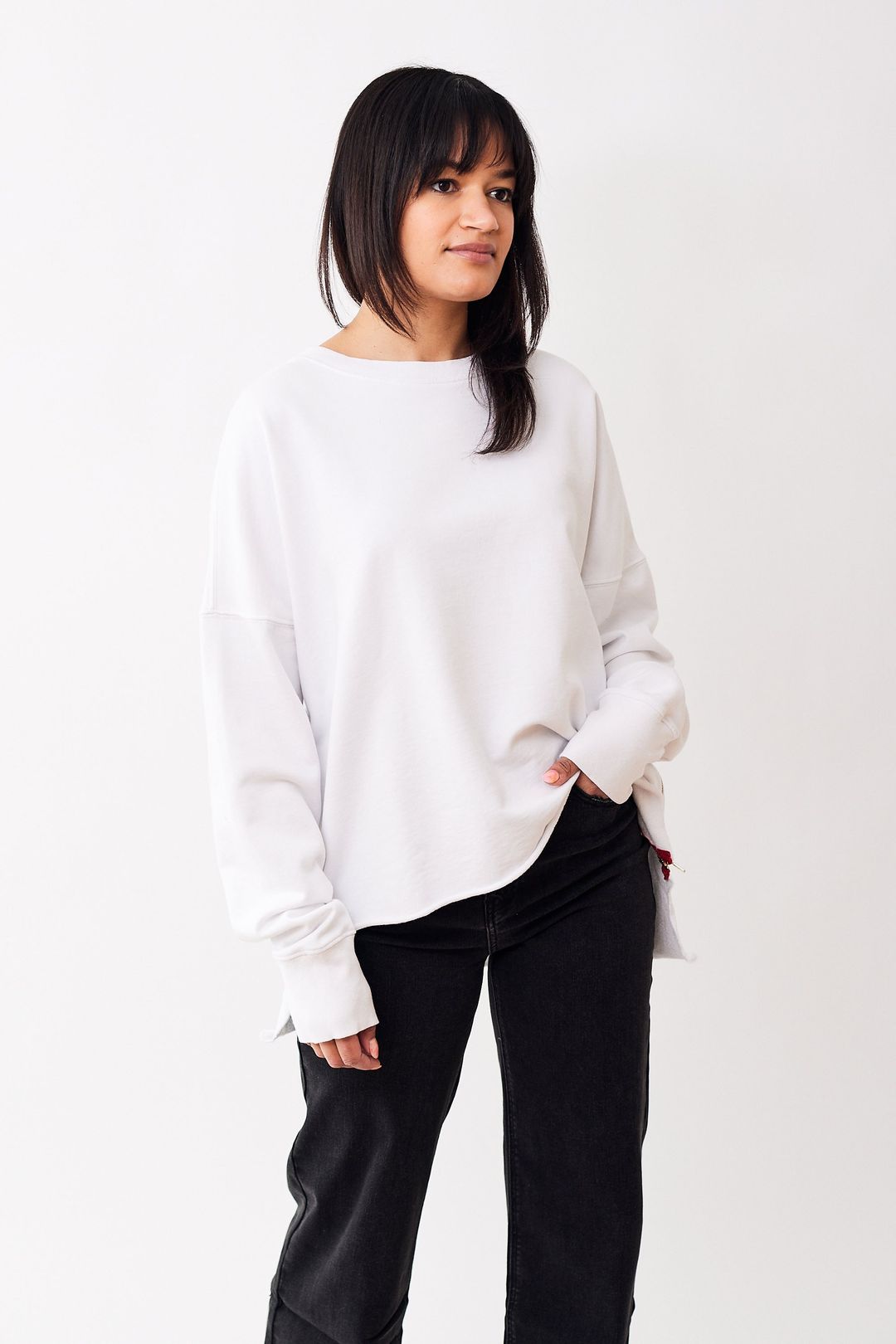 Side Zip Sweatshirt