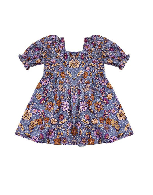 Batik Floral Charlotte Dress