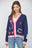 Golf Embroidered Patch Cardigan