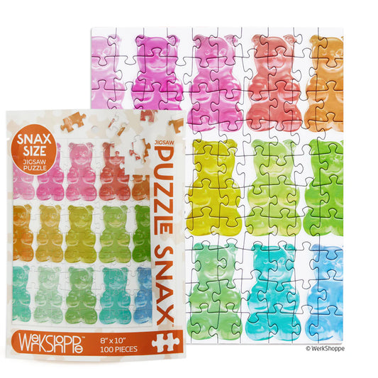 Gummy Bear 100 Piece Puzzle Snax Size