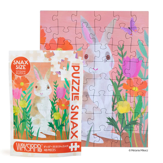 Bunny Patch 48 Piece Puzzle Snax Size
