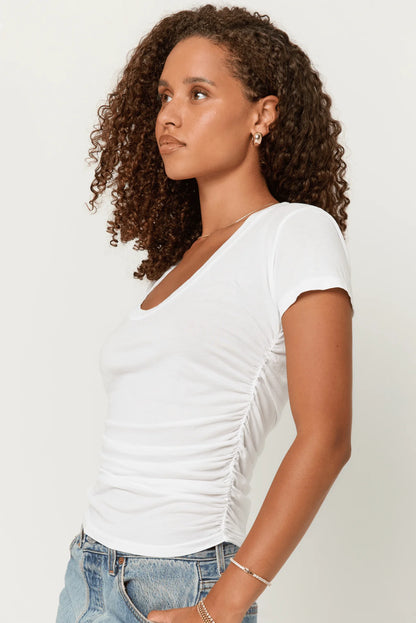 Sandrine Scoop Neck Tee