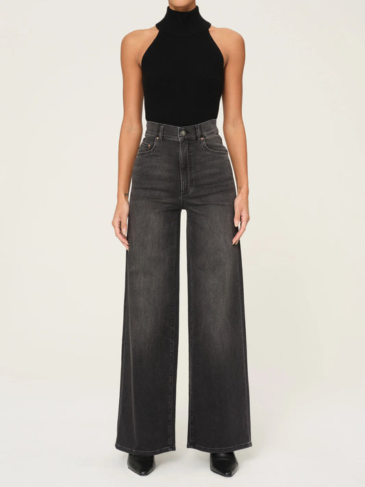 Hepburn Wide Leg Vintage in Dark Haze