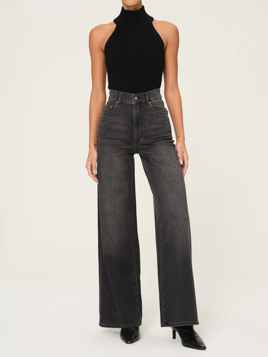 Hepburn Wide Leg Vintage in Dark Haze