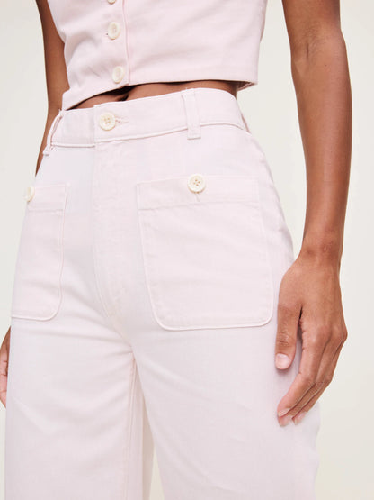 Hepburn Wide Leg Primrose Pink