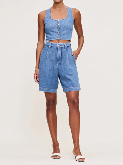 Hepburn Short Pleated
