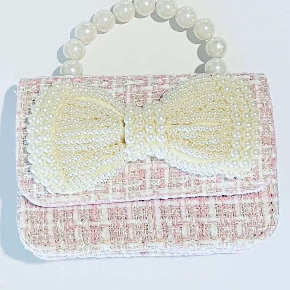 Pearl Bow Bag for Kids