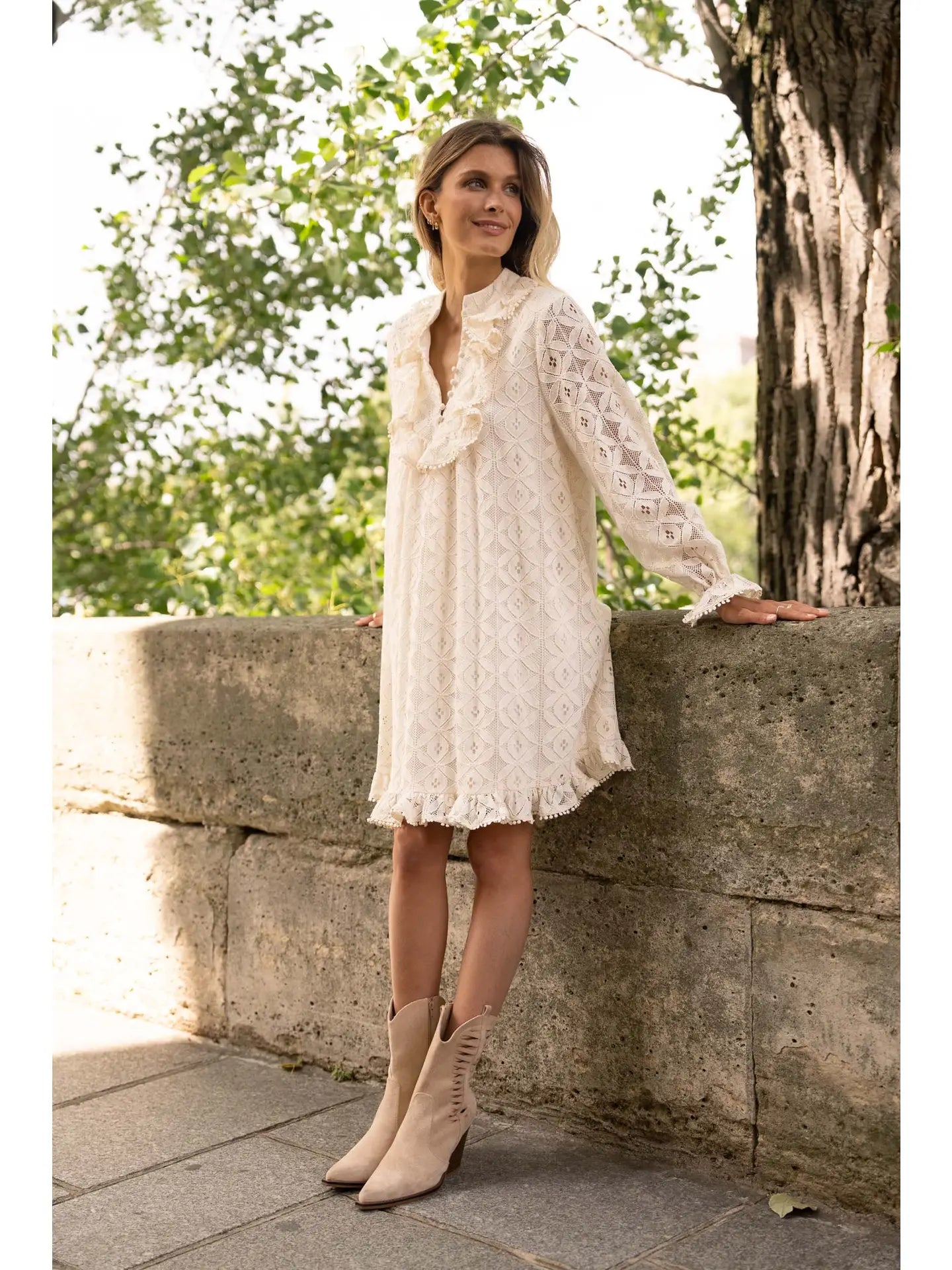 Eugenie Lace Swing Dress