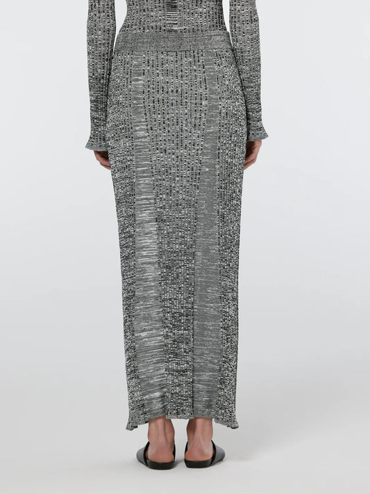 Maxi Ribbed knitted Skirt