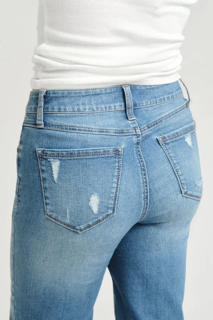 1822 Denim Roll Cuff Straight Leg Jean