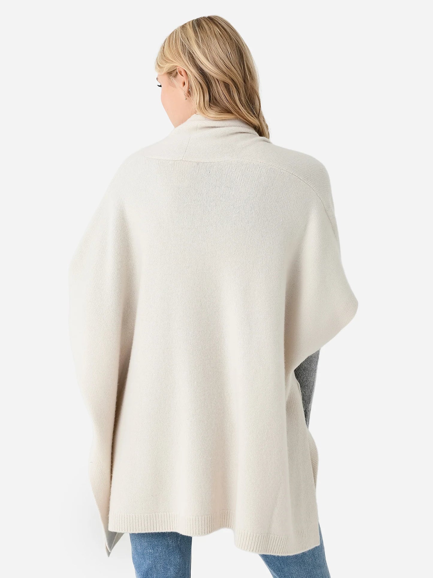 Cashmere Open Poncho