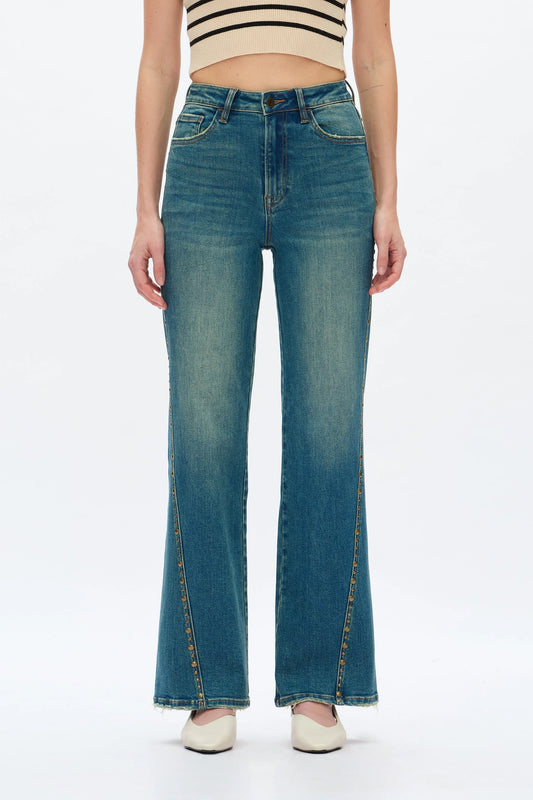High Rise Wide Leg Jeans
