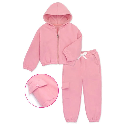 Two Piece Jog Set with Zip up hoodie