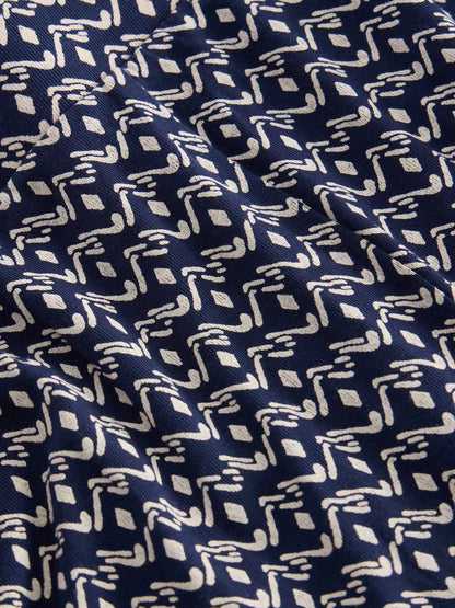 Jada Jersey Maxi Skirt Navy/Cream