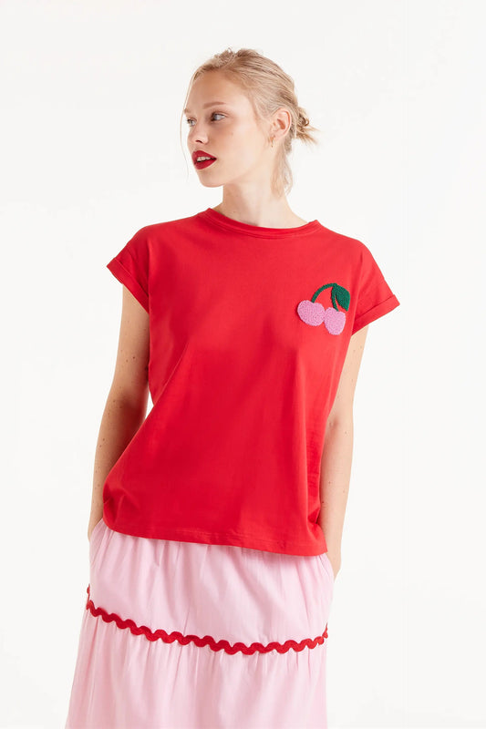 Cherry Print T-Shirt