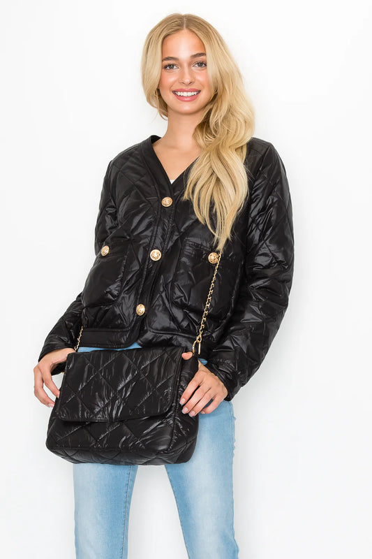 Johya Puffer Jacket & Matching Crossbody