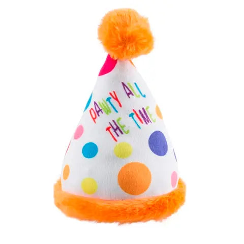 Happy B-day Pawty Hat Toy