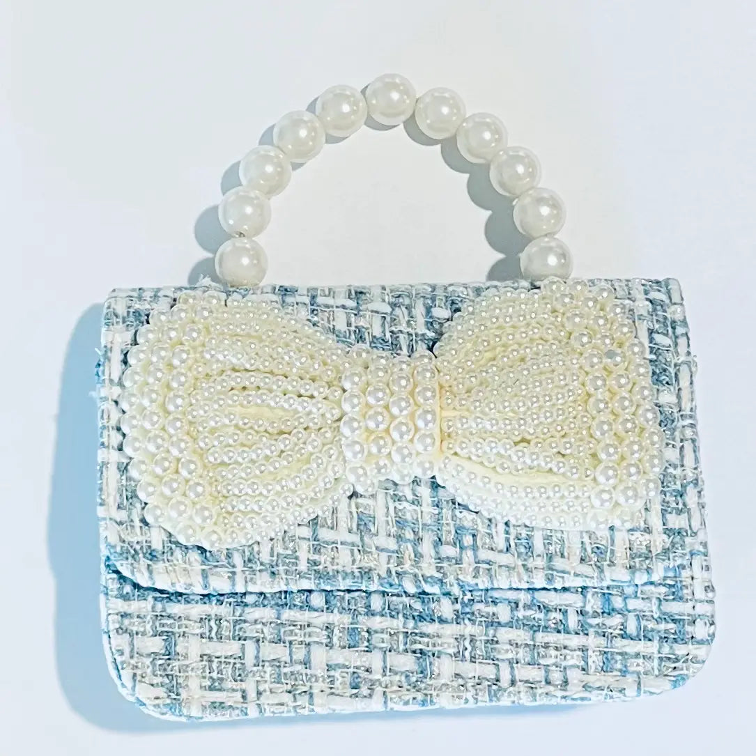 Pearl Bow Bag for Kids