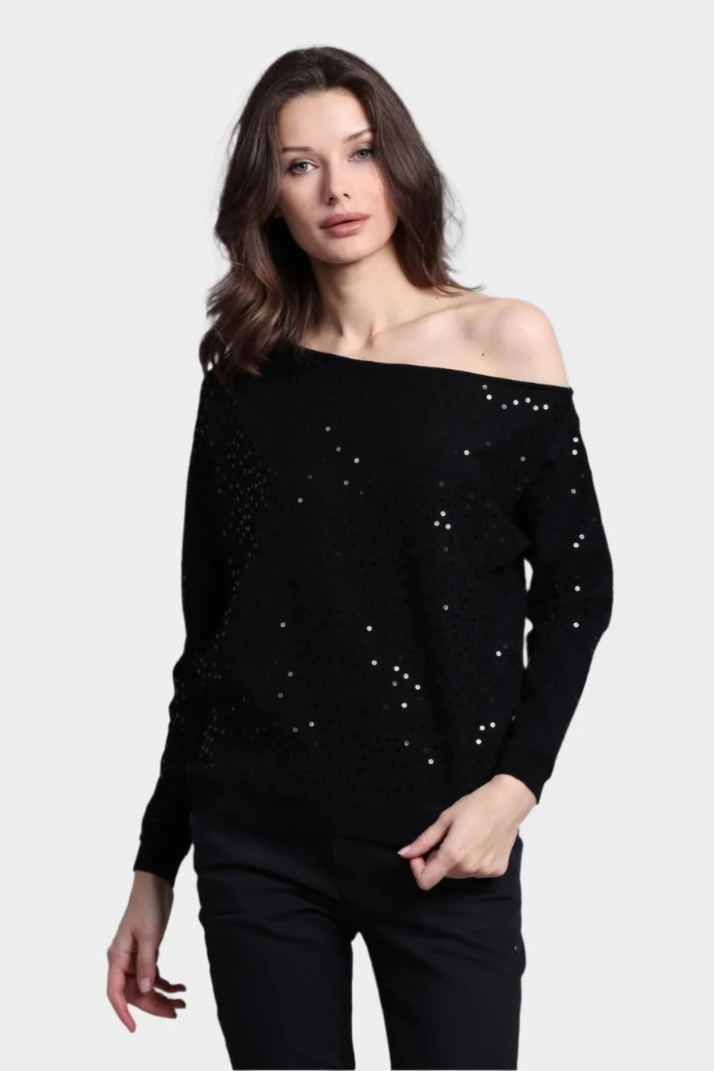 Sequin Off Shoulder Top