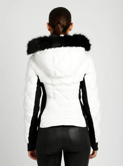 Jet Setter Jacket Luxe Lodge in Bright White