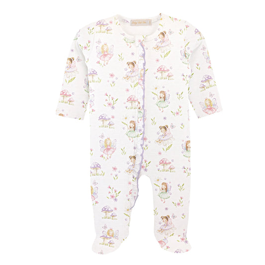 Fairytale Forest Zipped Coverall w/ Ruffles