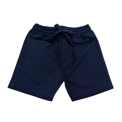 Boys Navy Side Pocket Short