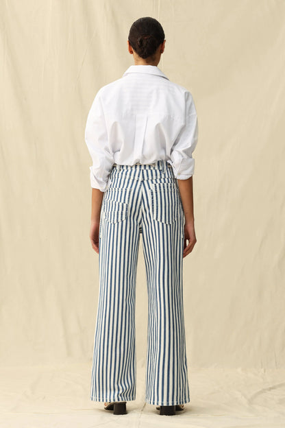 Tamsin High Rise Wide Leg Woven Pant