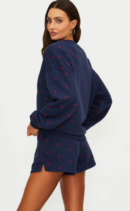Devyn Sweatshirt Star Spangled Seas