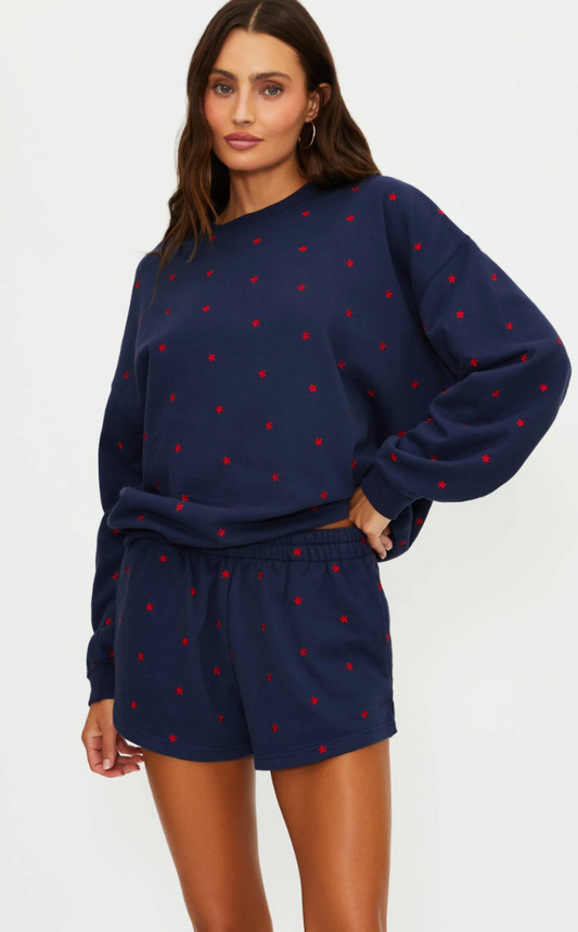 Devyn Sweatshirt Star Spangled Seas