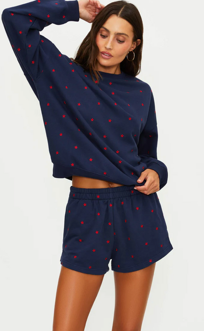 Devyn Sweatshirt Star Spangled Seas