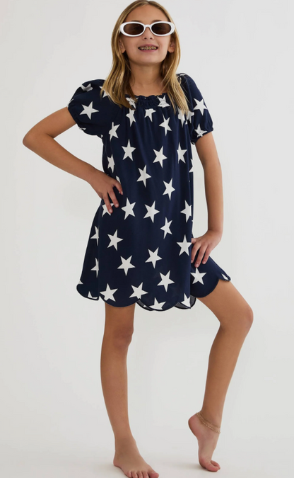 Little Ollie Dress Twilight Stars