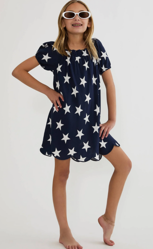 Little Ollie Dress Twilight Stars