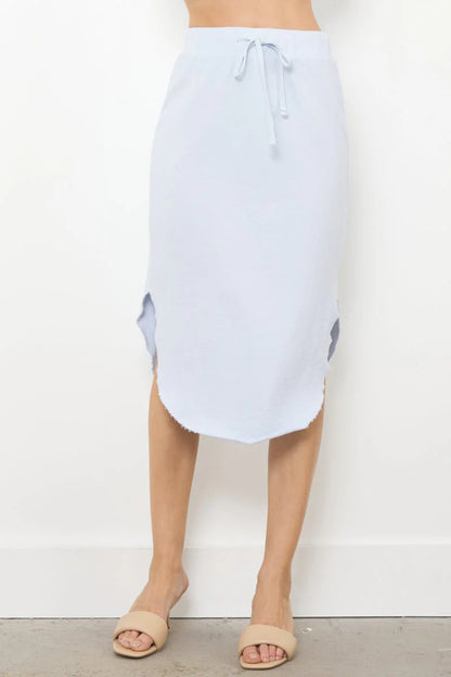 Brenna Skirt in Soft Sky