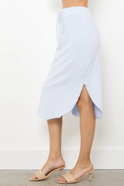 Brenna Skirt in Soft Sky