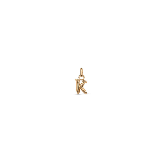 UNO De 50 18K Gold Plated Charm - small letter k