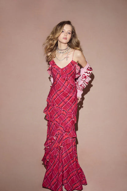 Fancy Rialto Silk Tartan Dress