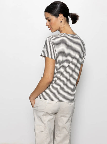 The Perfect Tee Pumice Stone / Black Stripe