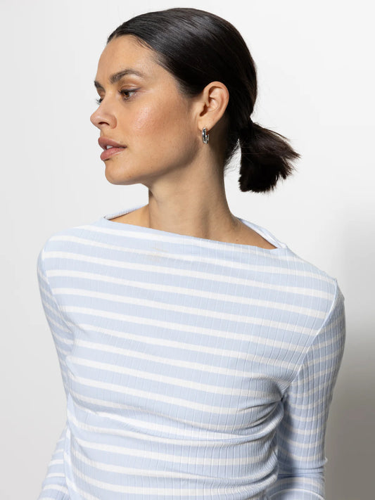 Long Sleeve Boatneck T-Shirt