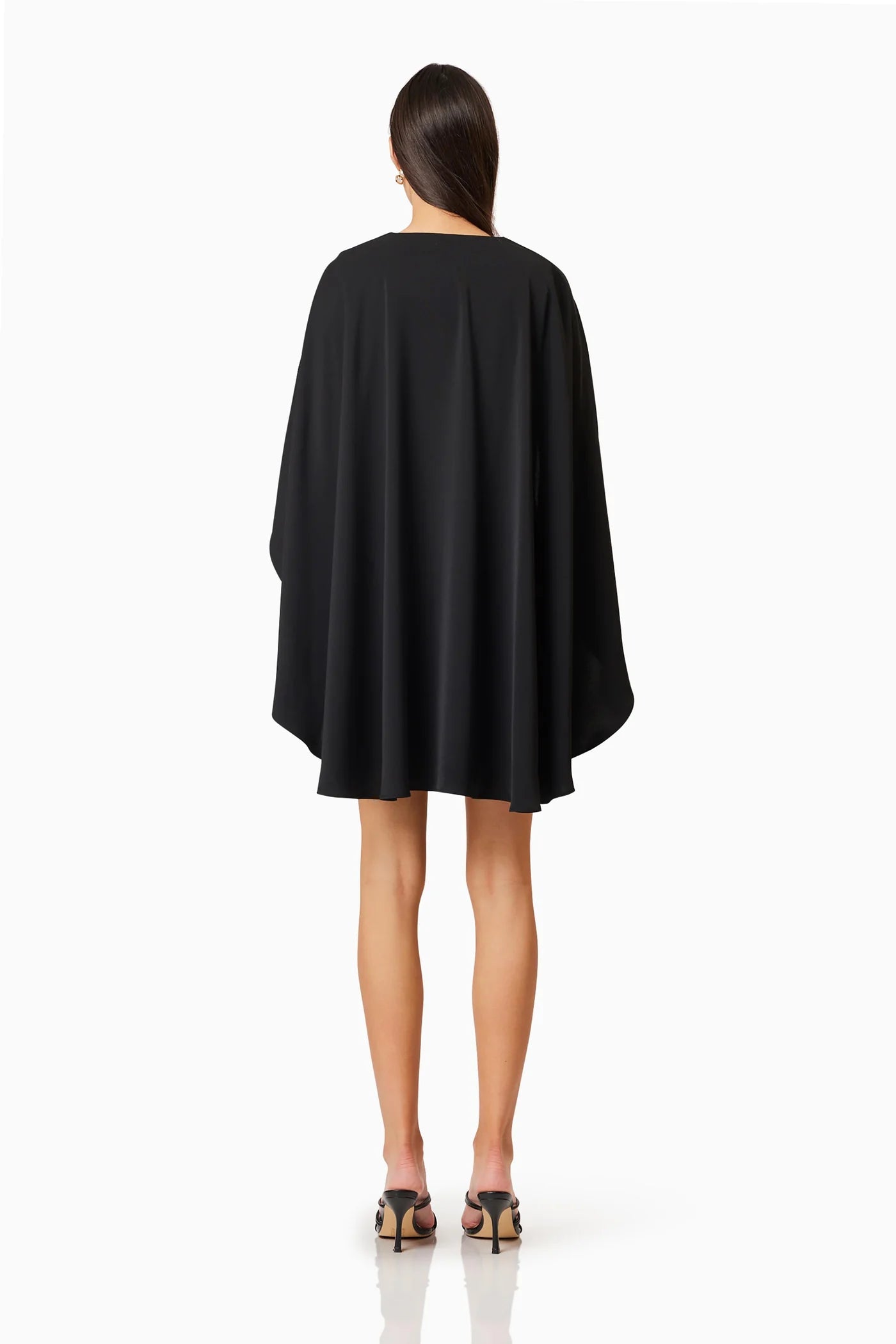 Elliatt Lilydale Cape Mini Dress In Black CHRISSY'S on El Paseo Elliatt Lilydale Cape Mini Dress In Black CHRISSY'S on El Paseo