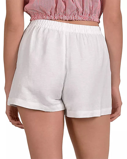 Linen Drawstring Shorts