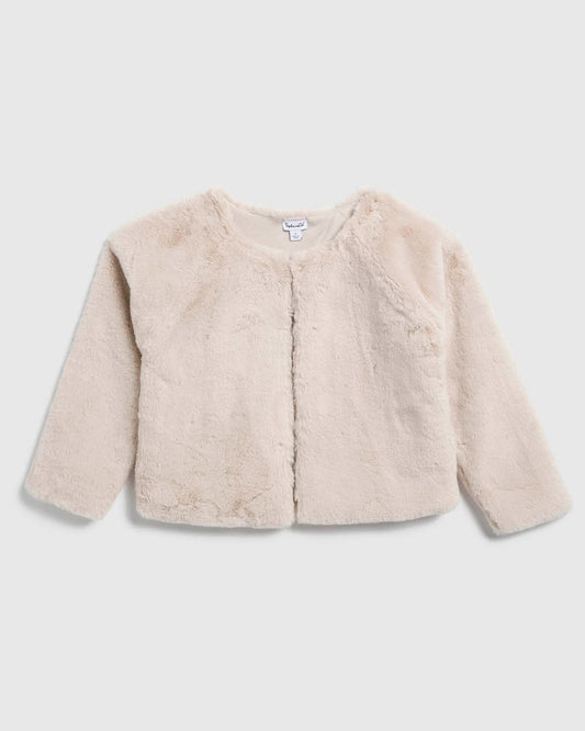 Girls Faux Fuzzy Jacket